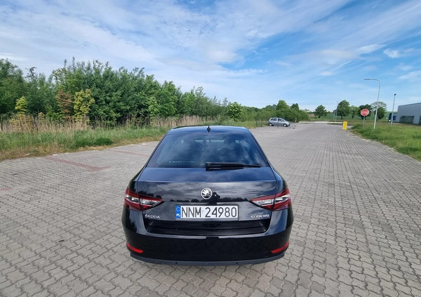 Skoda Superb cena 84900 przebieg: 159000, rok produkcji 2018 z Ryglice małe 191